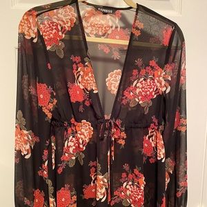 FALL COLORED DRESS BLOUSE